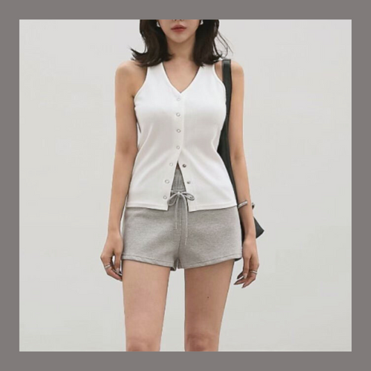Mine Button Tank - 2 colours
