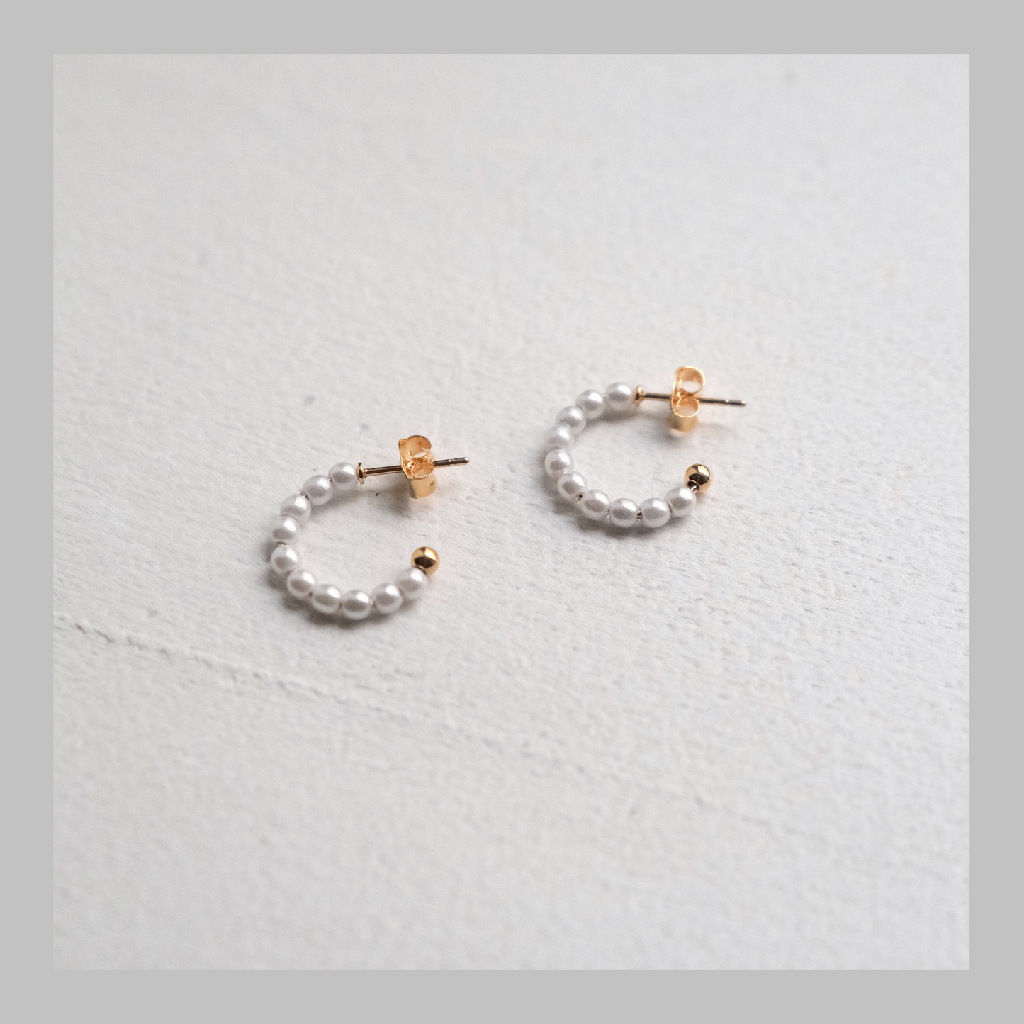 [ 韓國連線 🇰🇷 低調珍珠耳環~ ] Pearl Rounding Earrings