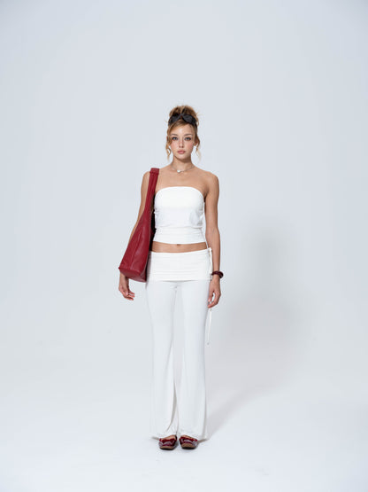 Luv Dept / Cloud-Soft Foldover Flare Pants