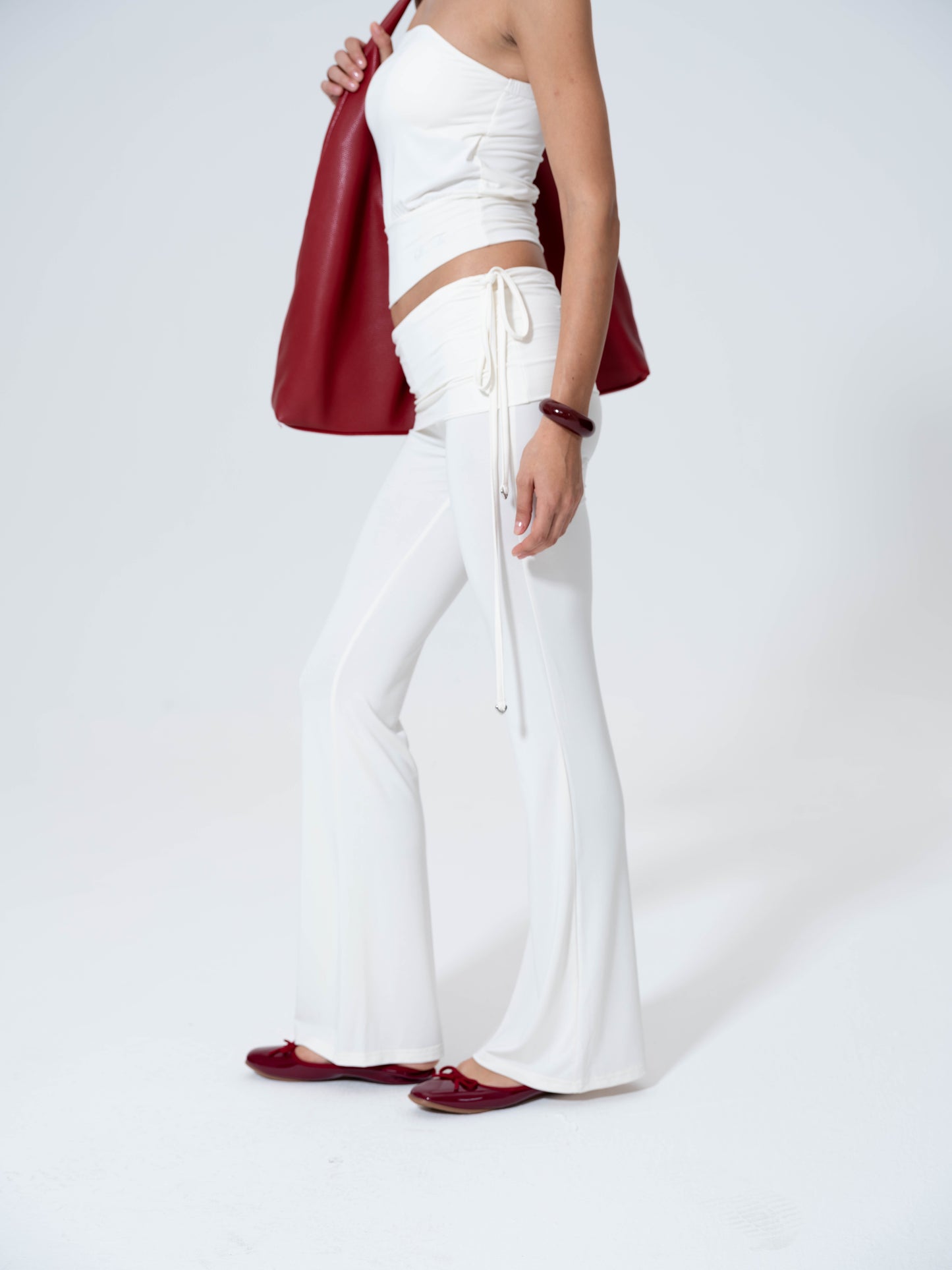 Luv Dept / Cloud-Soft Foldover Flare Pants