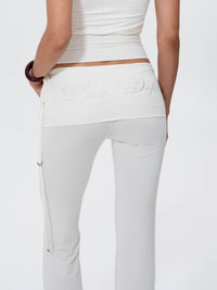 Luv Dept / Cloud-Soft Foldover Flare Pants