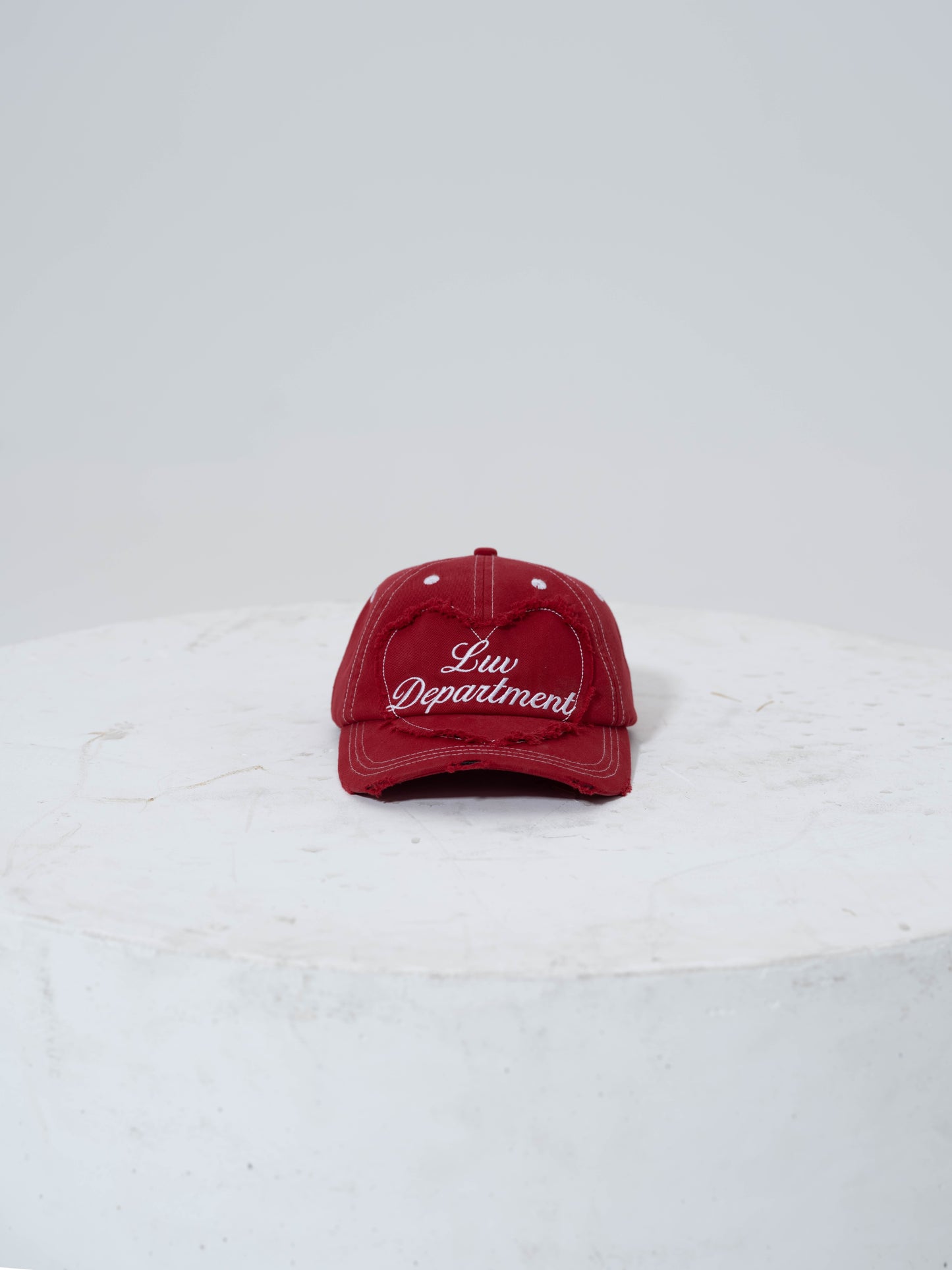 Luv Dept / Luv Dept Frayed Heart Cap