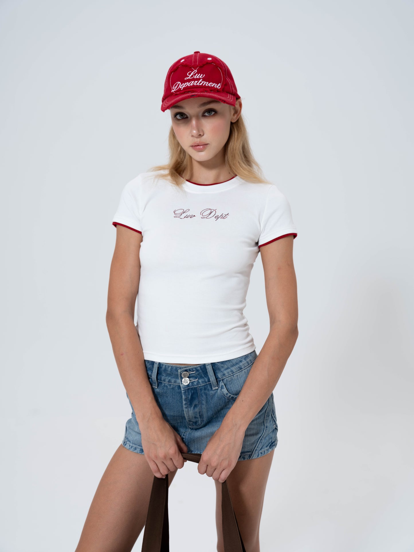 Luv Dept / Luv Dept Frayed Heart Cap