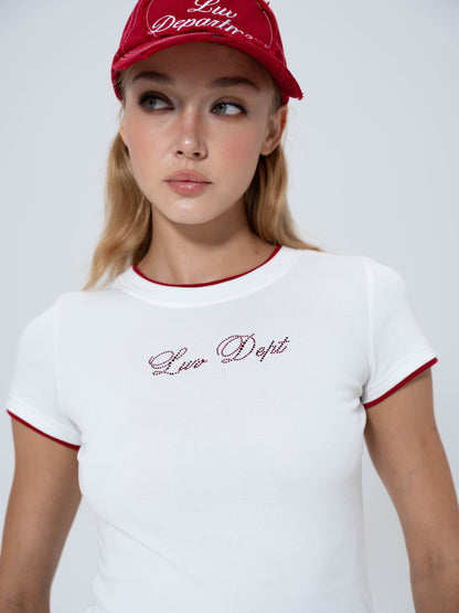 Luv Dept / Luv Dept Frayed Heart Cap