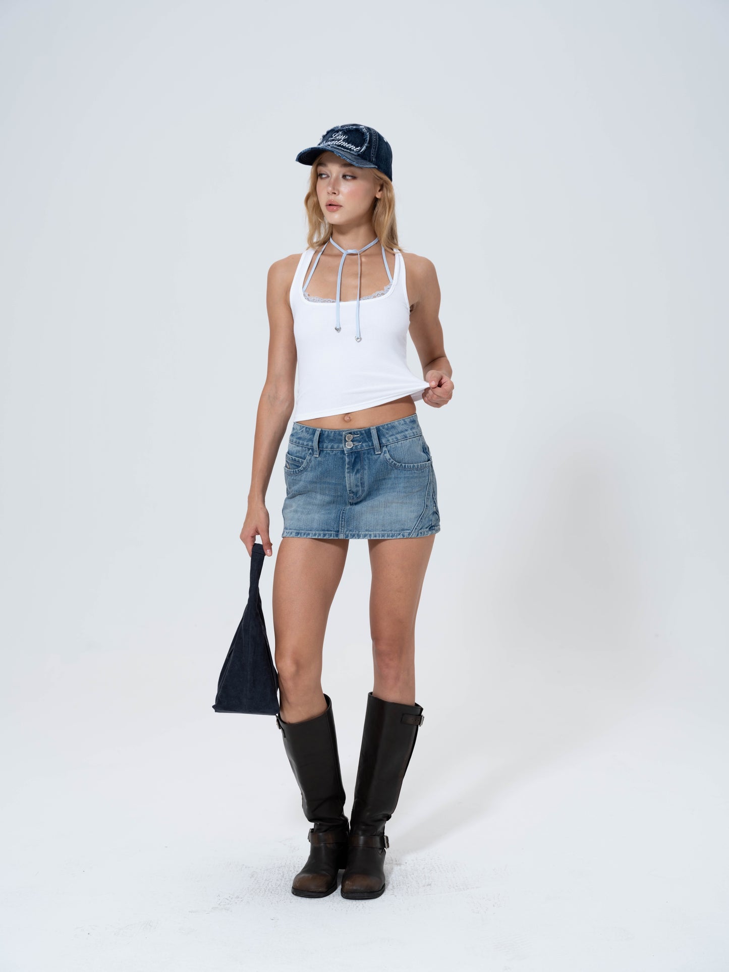 Luv Dept / Lace Tank with Charms