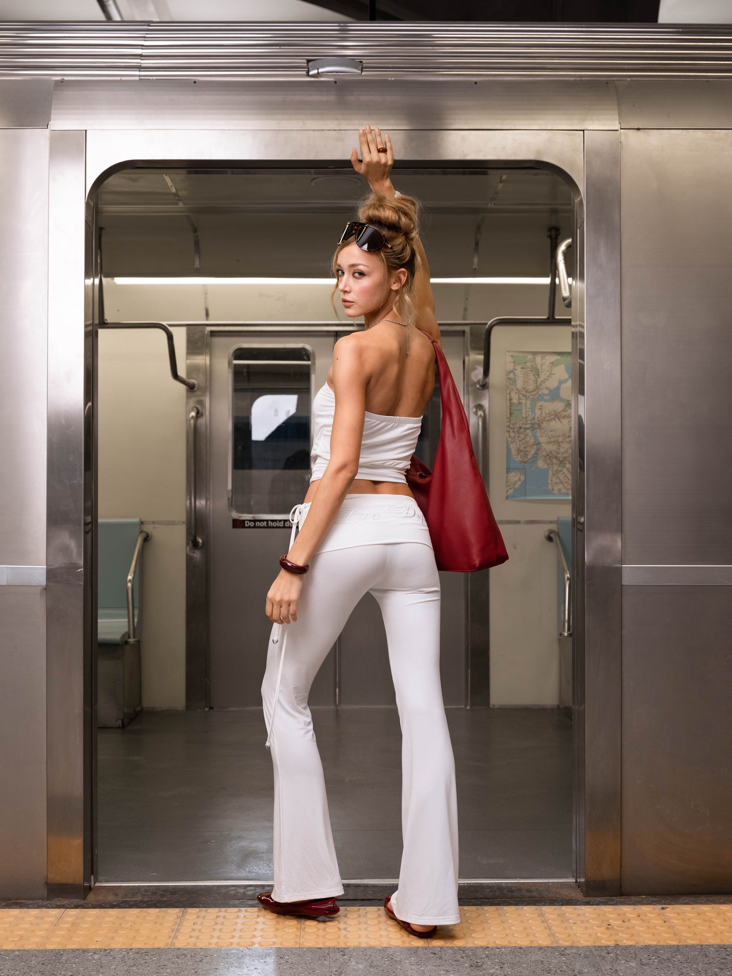 Luv Dept / Cloud-Soft Foldover Flare Pants