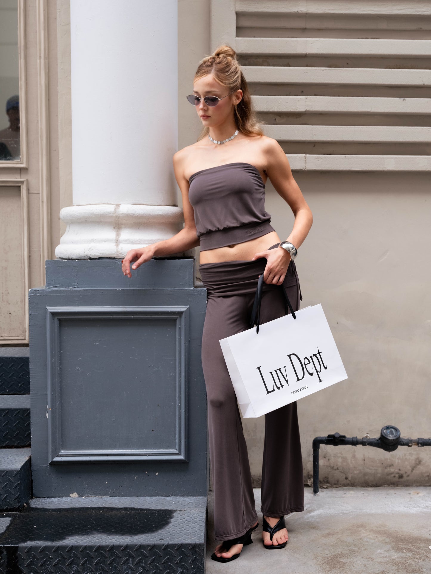 Luv Dept / Cloud-Soft Foldover Flare Pants