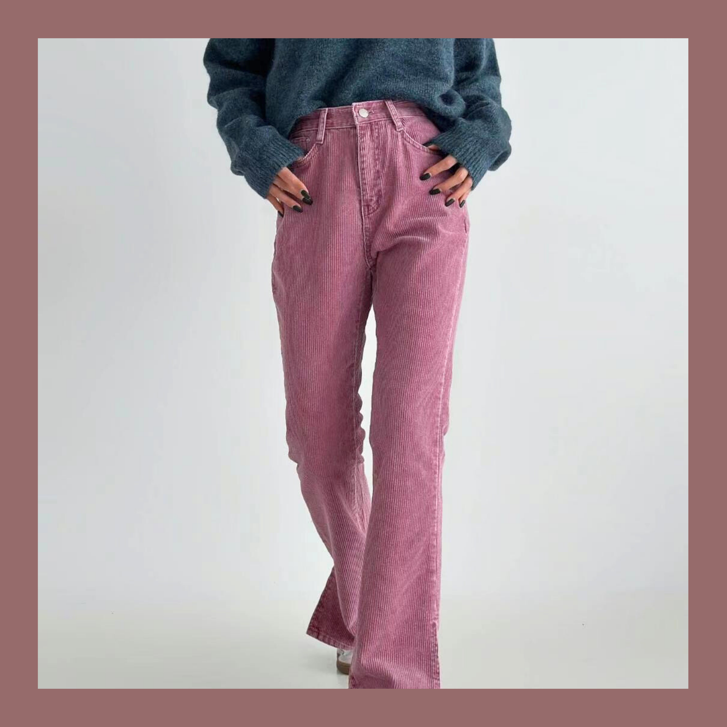 [ 版型巨美! 燈芯絨喇叭褲 ]  Winery Corduroy Flare Pants - 3 colours