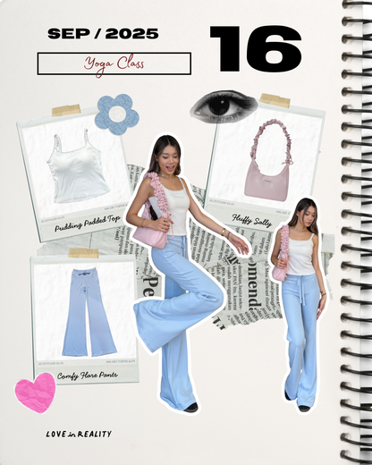 [ 🆕 運動 🧘🏻 芭蕾舞風🩰 極舒適都要喇叭長褲 ] Essential Comfy Flare Pants - 4 colours