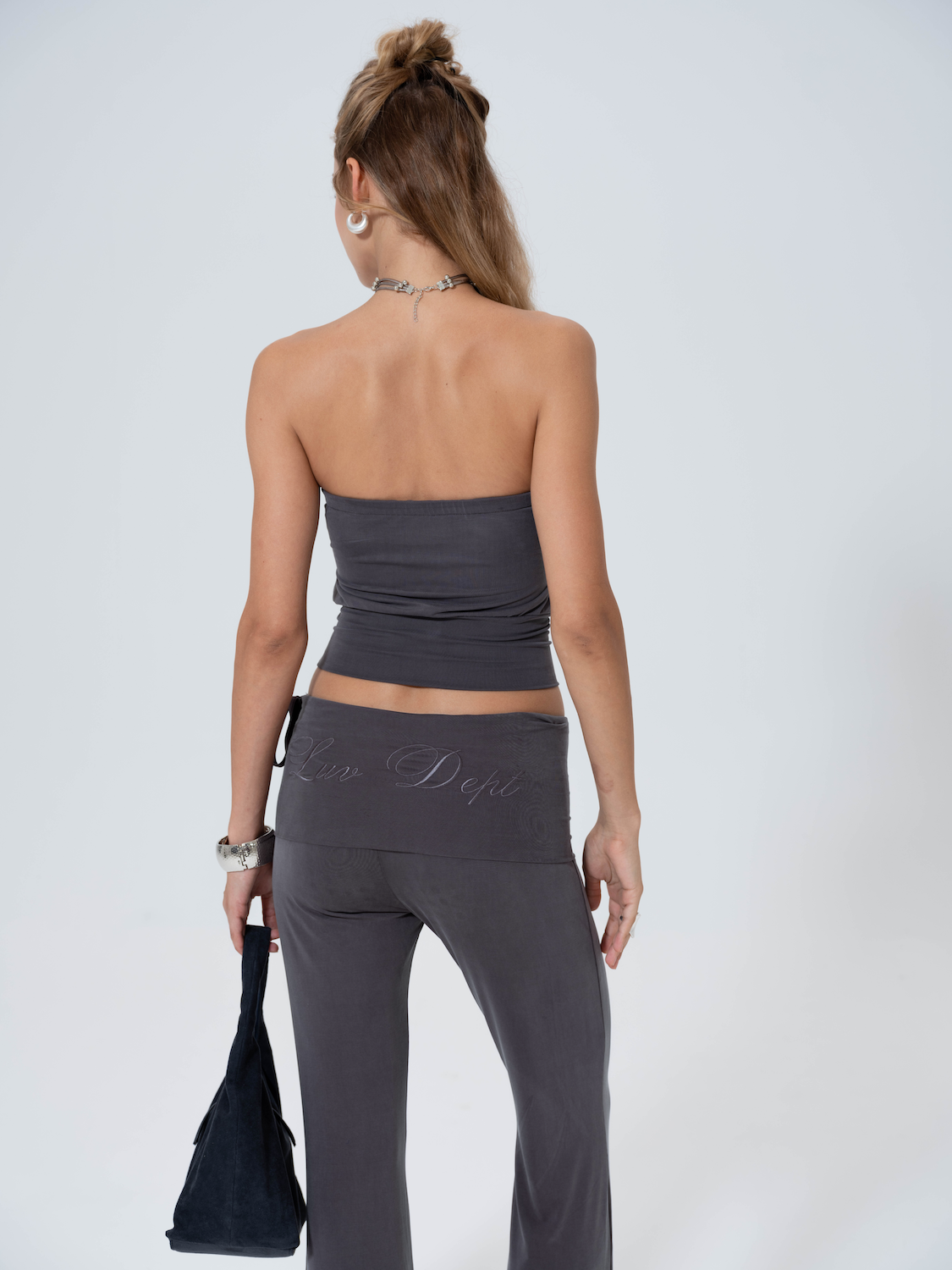 Luv Dept / Cloud-Soft Foldover Flare Pants