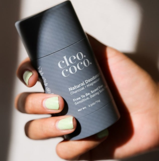 [ Scent Free - For sensitive skin] Charcoal + Magnesium Natural Deodorant