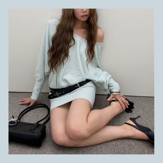 Asymmetric Knit Dress - 3 colours
