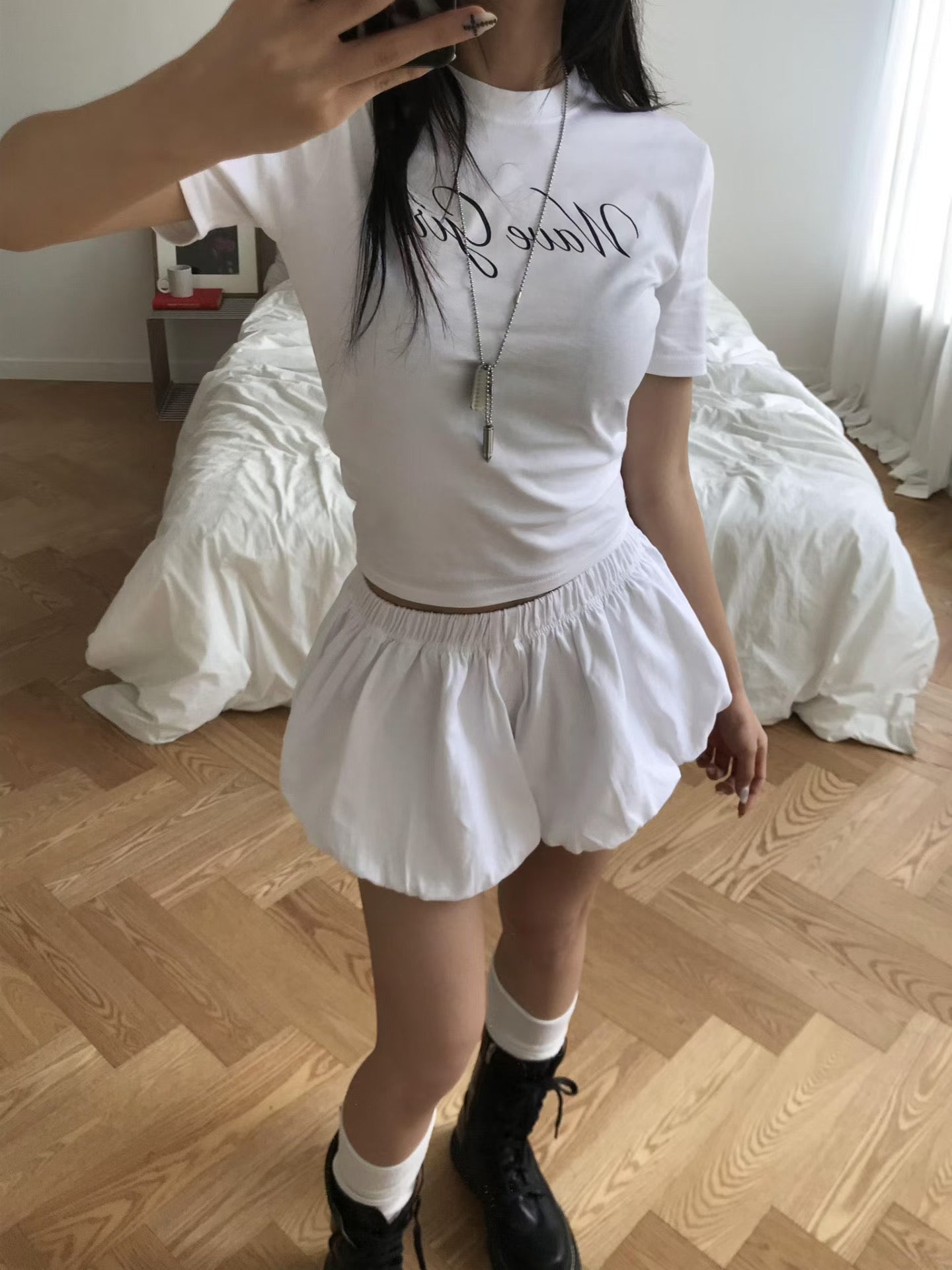 [ 🆕 上身大驚喜 ❤️‍🔥 最顯瘦的泡泡短褲! ] Bubble Lounge Shorts - 2 colours
