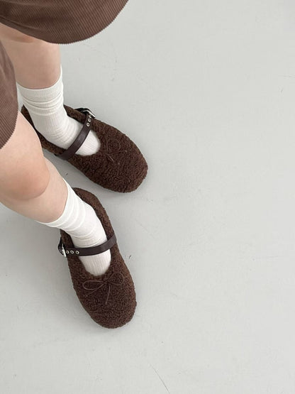 [ 🆕 私心超級愛!! 毛毛平底 Mary Jane] Momo Ballet Flats - 3 colours