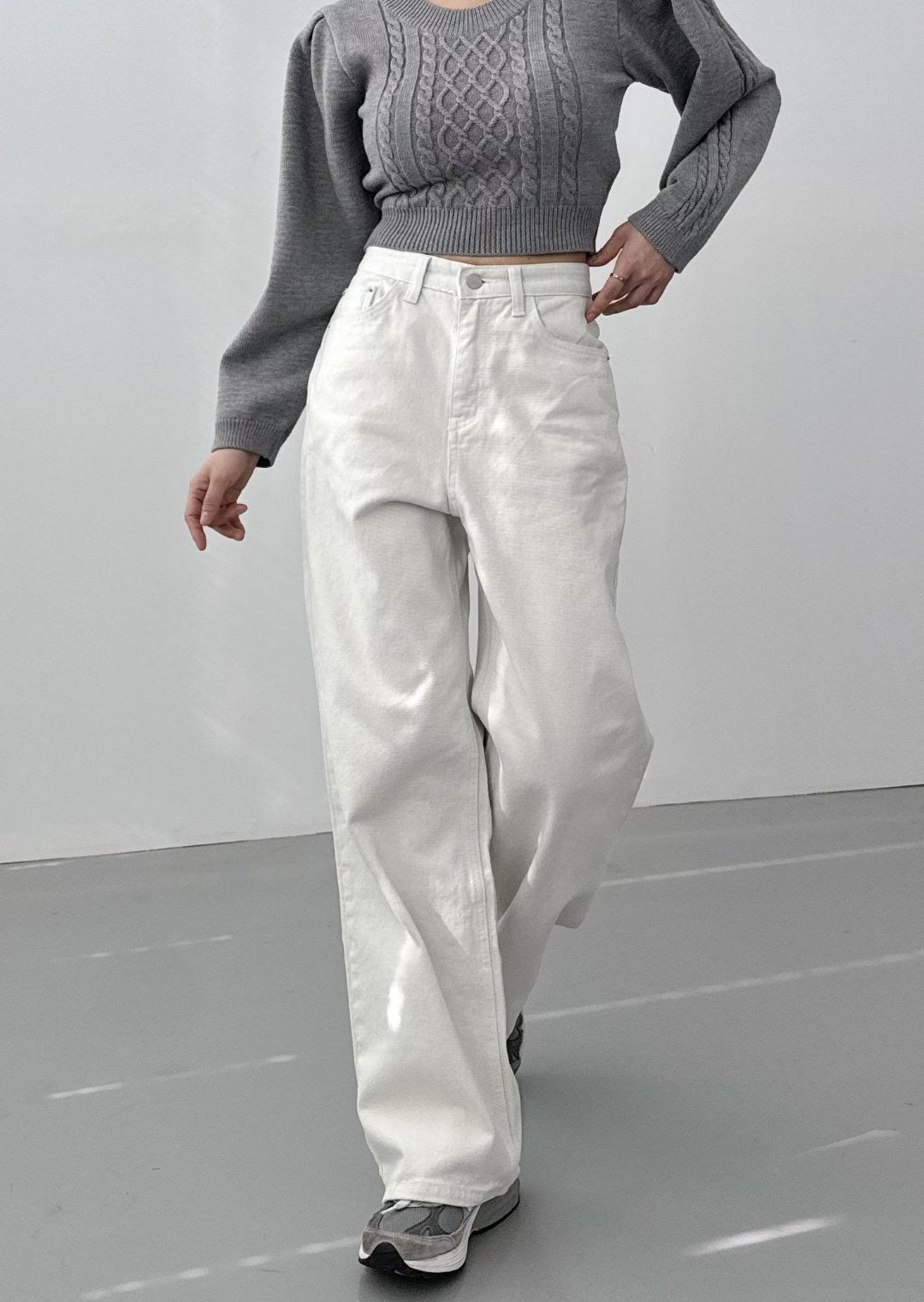 [ 🆕 有驚喜! 被毛毛包圍~ 超舒服直腳牛仔 ] Dusty Soft Pants - 3 colours