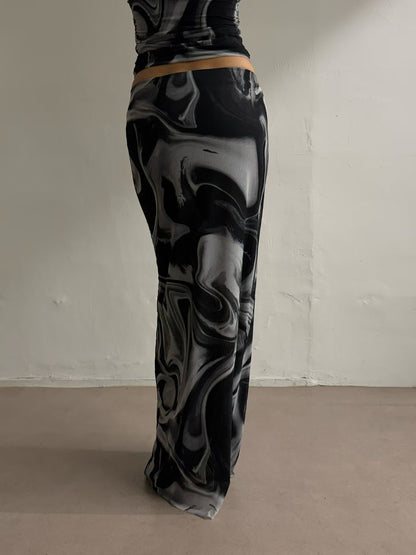 🆕 Ether Marble Maxi Skirt - 2 colours