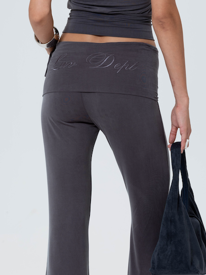 Luv Dept / Cloud-Soft Foldover Flare Pants