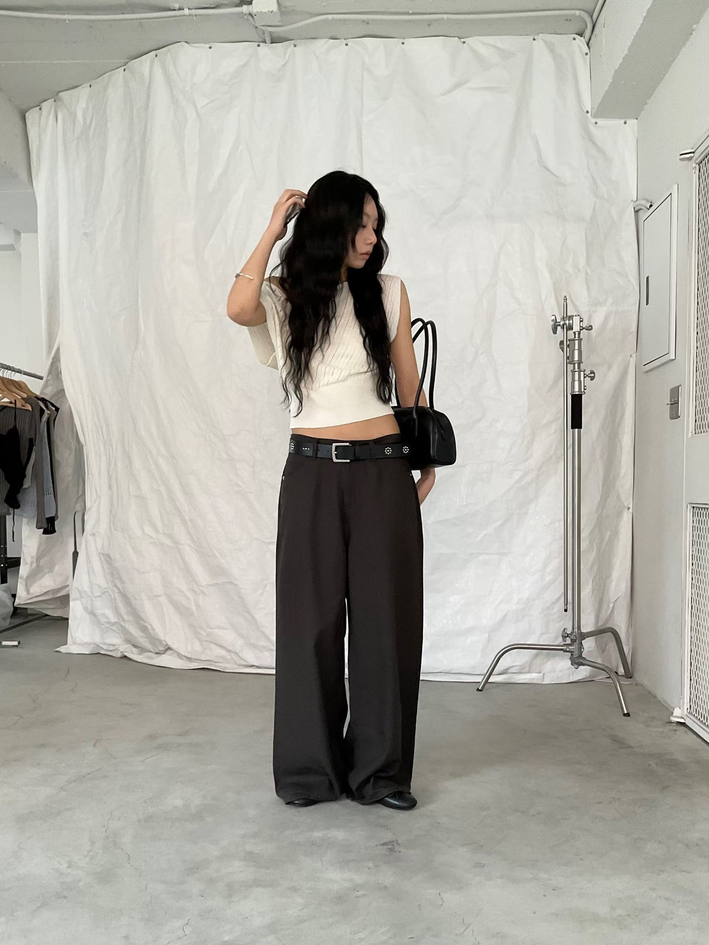 [ 🆕 清爽~透氣~軟糯薄針織 ] Asymmetric Soft Knit Breezy Top - 3 colours