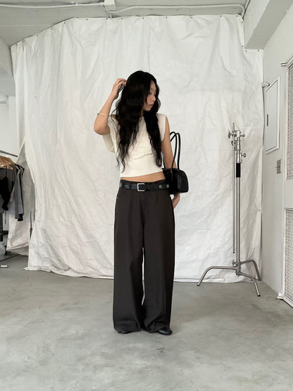 [ 🆕 清爽~透氣~軟糯薄針織 ] Asymmetric Soft Knit Breezy Top - 3 colours