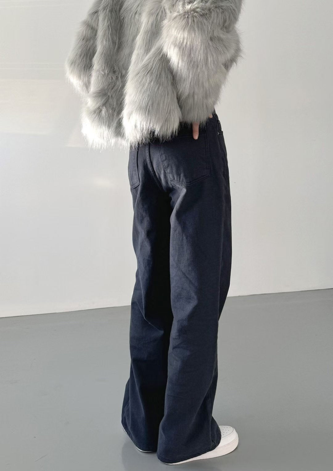 [ 🆕 有驚喜! 被毛毛包圍~ 超舒服直腳牛仔 ] Dusty Soft Pants - 3 colours