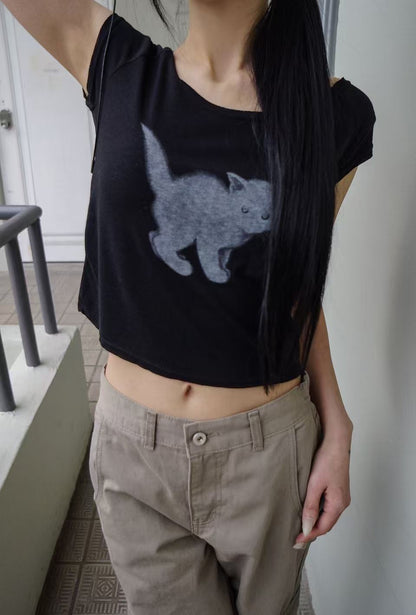 [ 🆕 可愛的憤怒的小貓 tee ₍^. .^₎⟆  ] Pissed Kitten Tee - 3 colours
