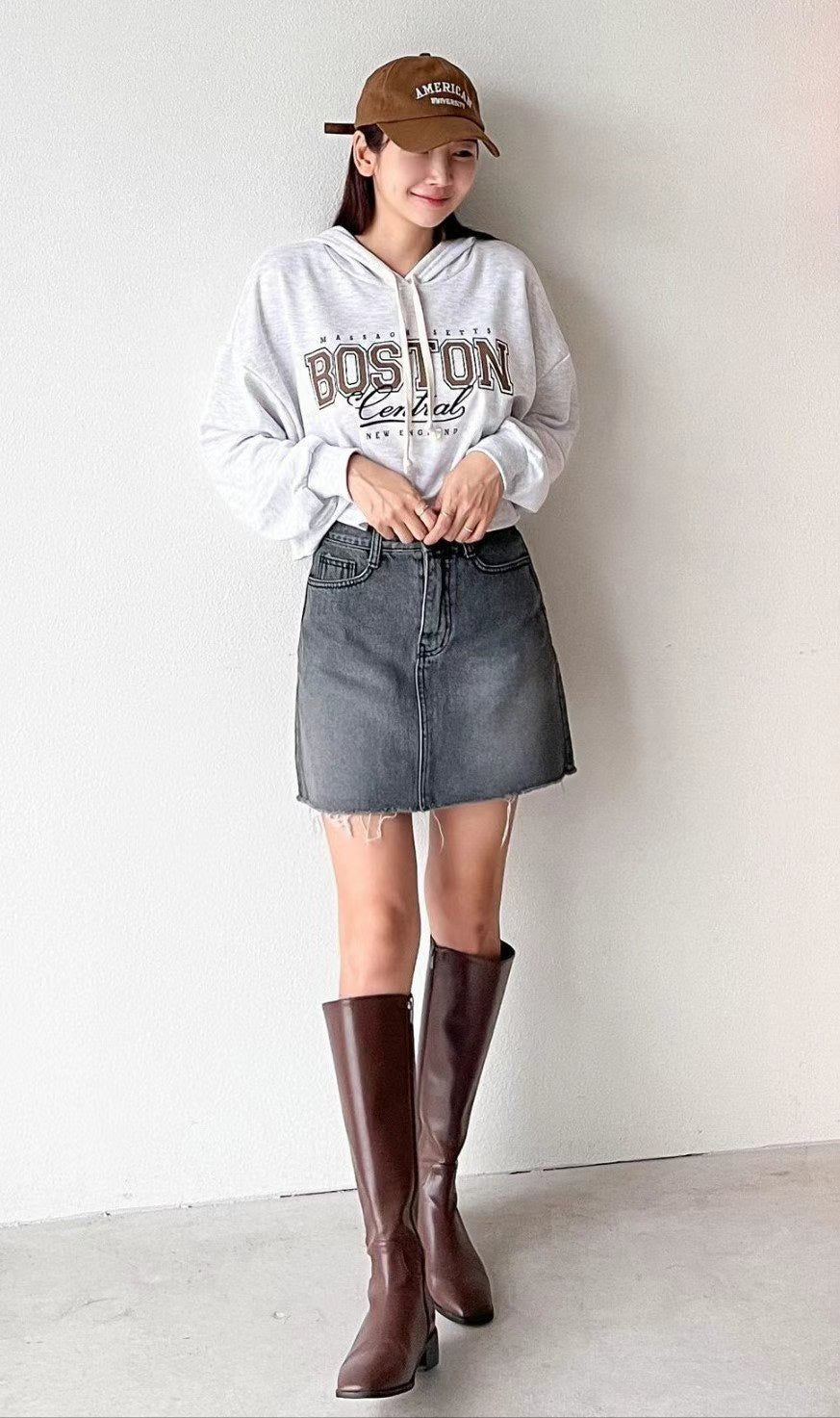 [ 閉眼入手okie! 基礎牛仔裙 ] The Click Denim Skirt - 2 colours