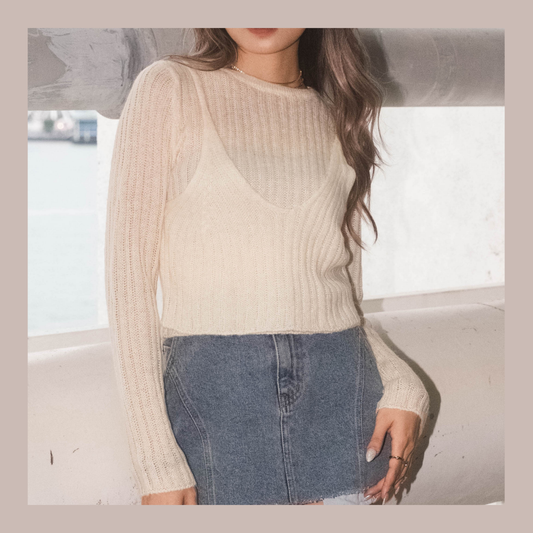 [ 氣質簡約~ 軟熟針織 top ] Swing & Swing Soft Knit Top - 2 colours