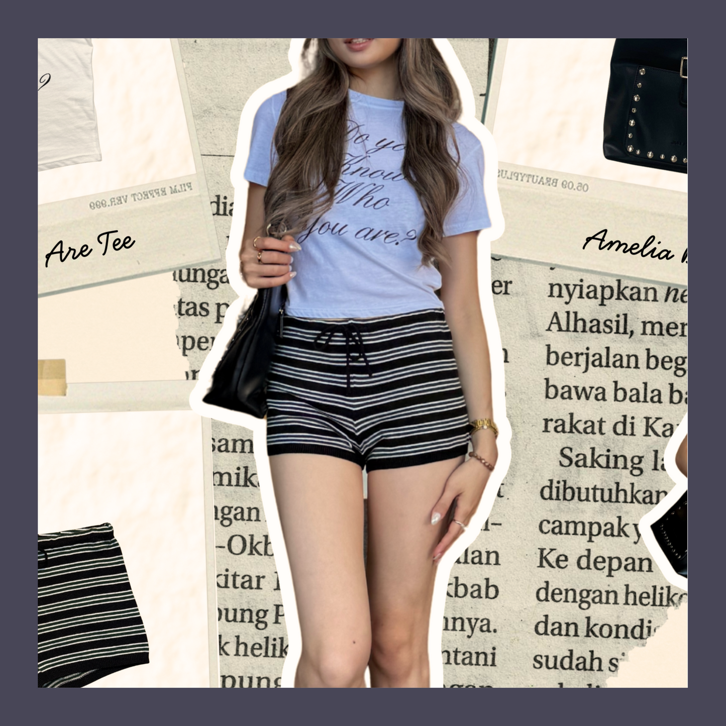 Paul's Mini Shorts Stripes - 2 colours