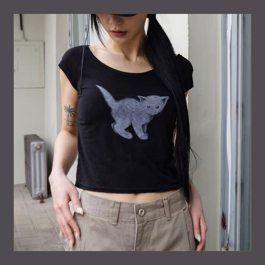 [ 🆕 可愛的憤怒的小貓 tee ₍^. .^₎⟆  ] Pissed Kitten Tee - 3 colours