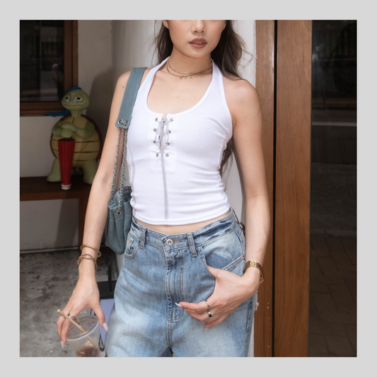 [ 🆕 型格性感 ✰ ✰ ✰ 綁帶露背 top ] Ada's Backless Tank - 3 colours