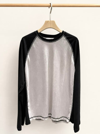 Contrast Stitch Raglan Long Sleeve - 4 colours