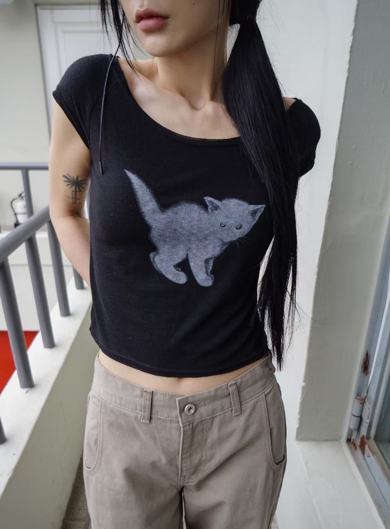 [ 🆕 可愛的憤怒的小貓 tee ₍^. .^₎⟆  ] Pissed Kitten Tee - 3 colours