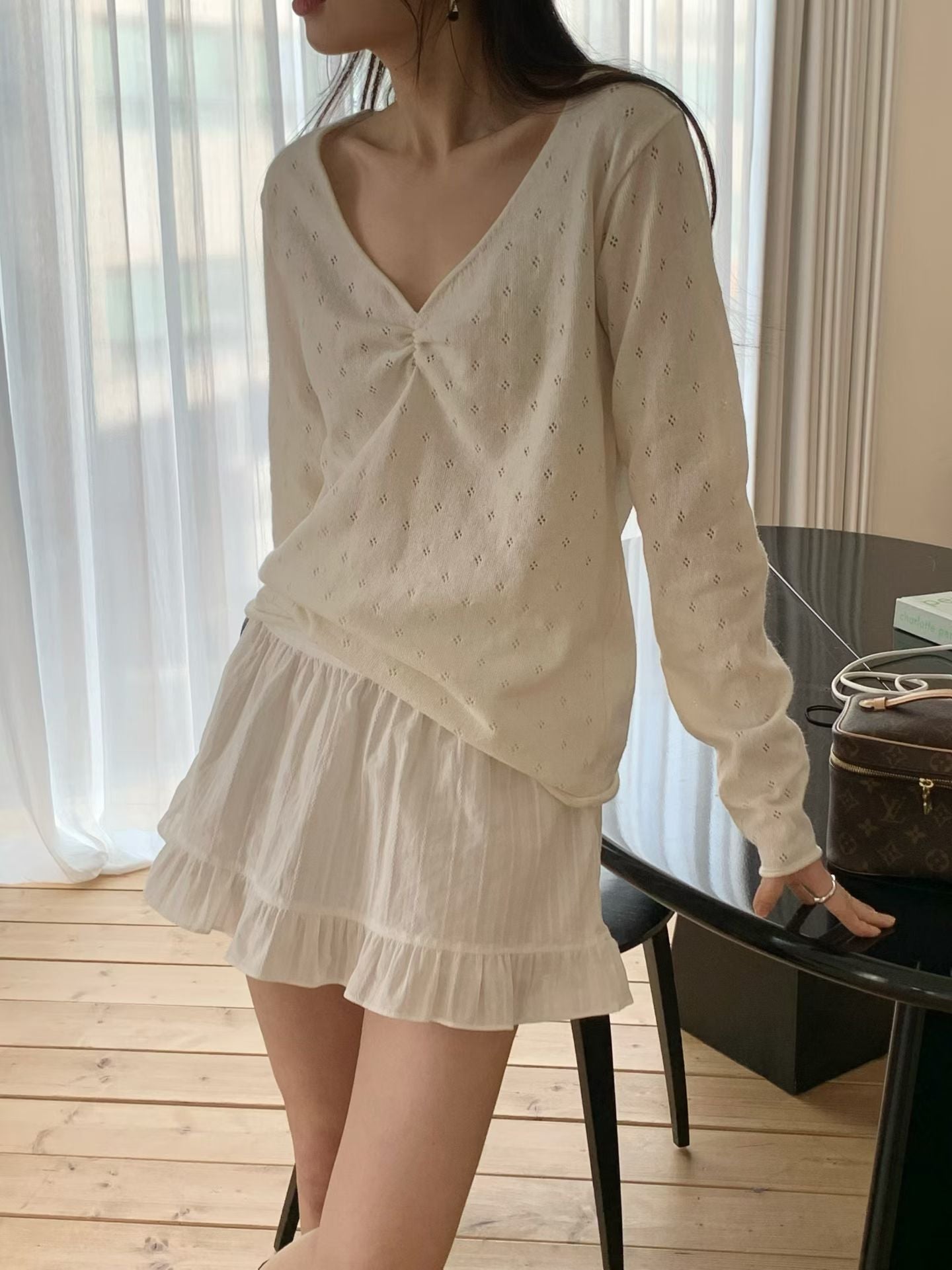 [ 🆕 田園風飄逸短裙 ₊˚⋆.ೃ𐦍 ] Cinderella Mini Skirt - 2 colours