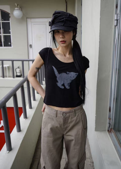 [ 🆕 可愛的憤怒的小貓 tee ₍^. .^₎⟆  ] Pissed Kitten Tee - 3 colours