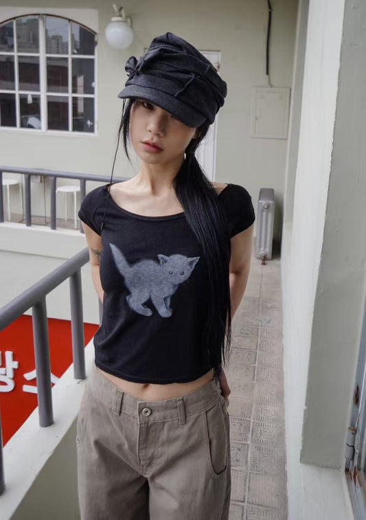 [ 🆕 可愛的憤怒的小貓 tee ₍^. .^₎⟆  ] Pissed Kitten Tee - 3 colours