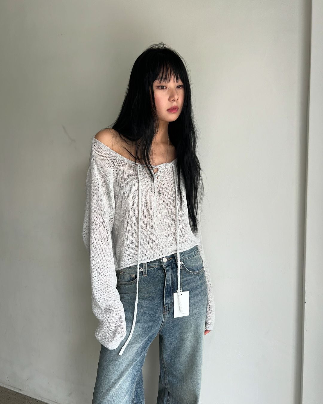 [ 清爽舒適 慵懶軟糯針織 ] Soft Knit Lazy Tip Up Top - 3 colours