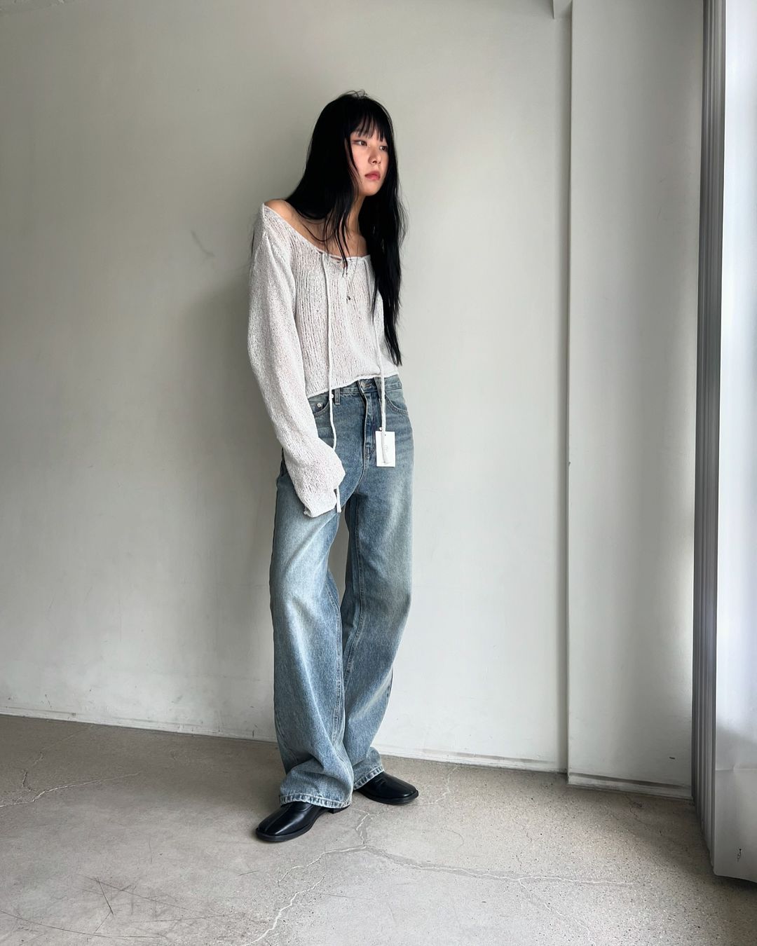 [ 清爽舒適 慵懶軟糯針織 ] Soft Knit Lazy Tip Up Top - 3 colours