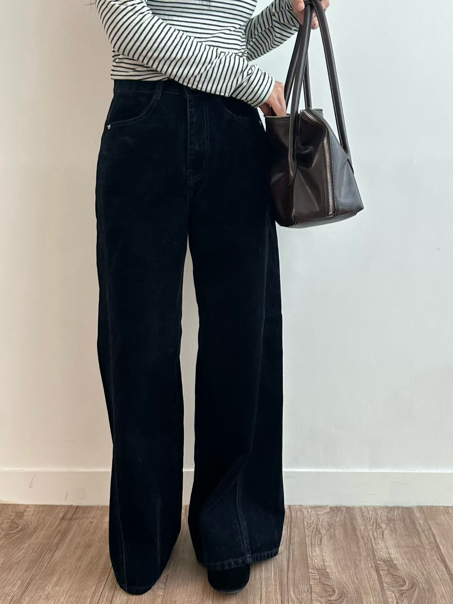 [ 🆕 大推款!! 秋冬絨面 極厚實+靚料+靚 cut ] Fall Velvet Wide-Leg Pants - 2 colours