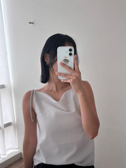 🆕  Draped Cowl-Neck Camisole - 3 colours