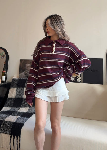 [ 🆕 歐美復古 miu miu 風 🍂 ] Vintage Style Soft Knit Sweater - 2 colours