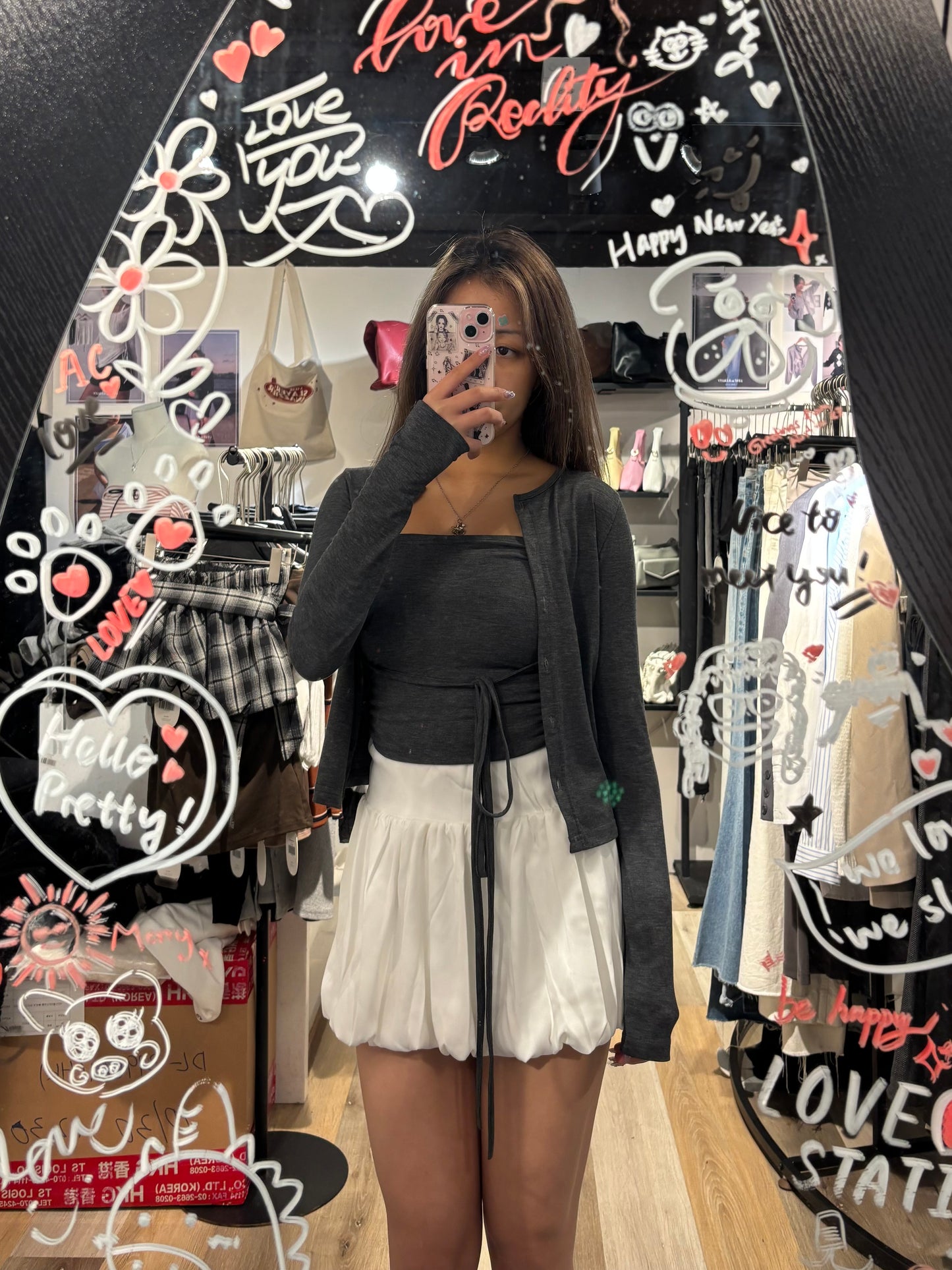 [ 🆕 一件多著~ 親膚毛感]  Two-way Tie Tube Top + Cardigan - 3 colours