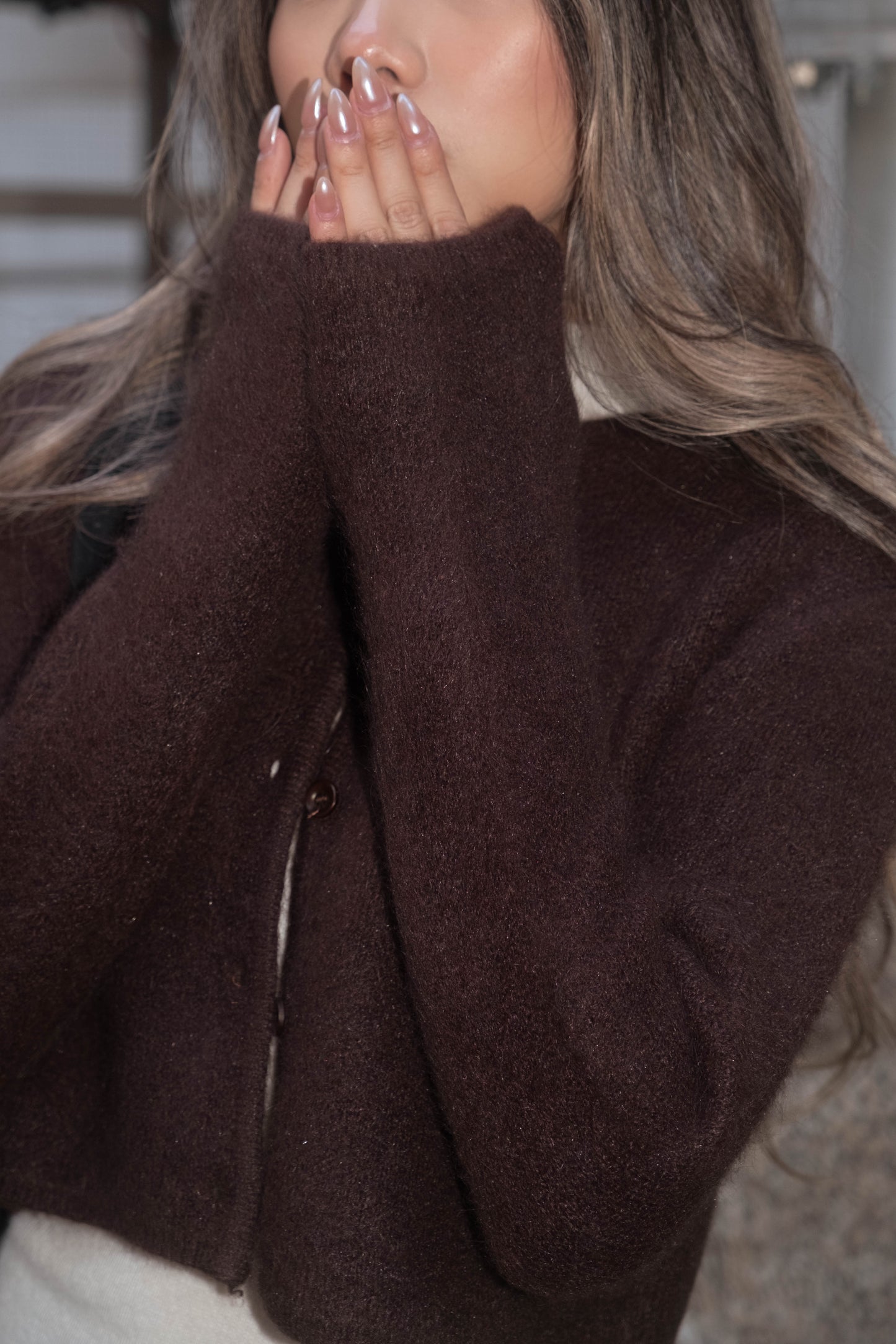 [ 🆕 親膚雲感~ 輕盈保暖~ 高質安哥拉山羊毛冷衫 ] Fleecy Angora Cardigan - 7 colours