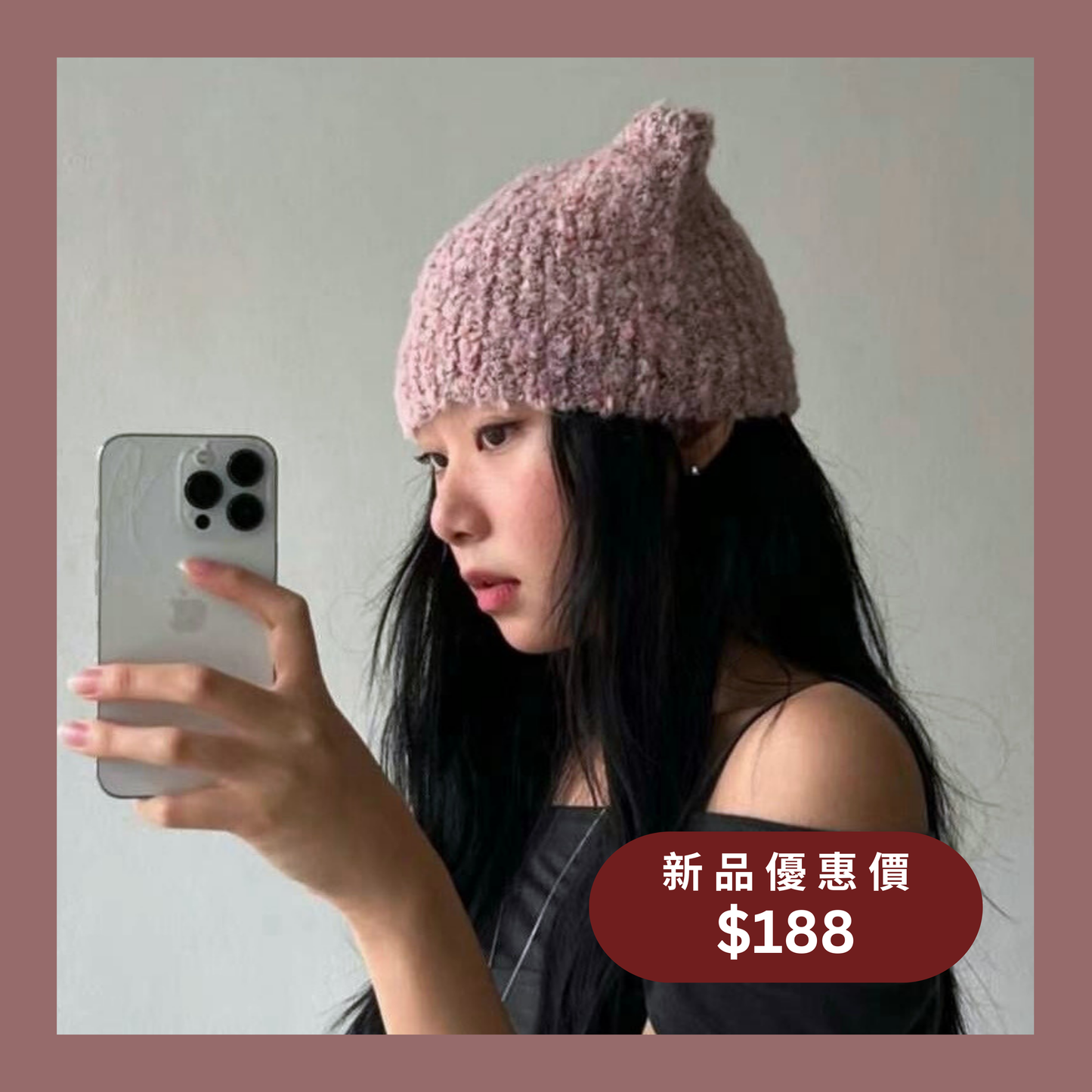 [ DAY 9 新品 - 貓貓耳仔~ 針織冷帽 ] Baby Cat Beanie - 5 colours