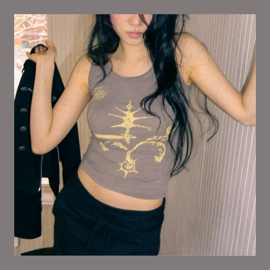 [ 🆕 很有 feel⋆༺༻⋆型格個性背心 ] Ruthless Print Tank - 3 colours