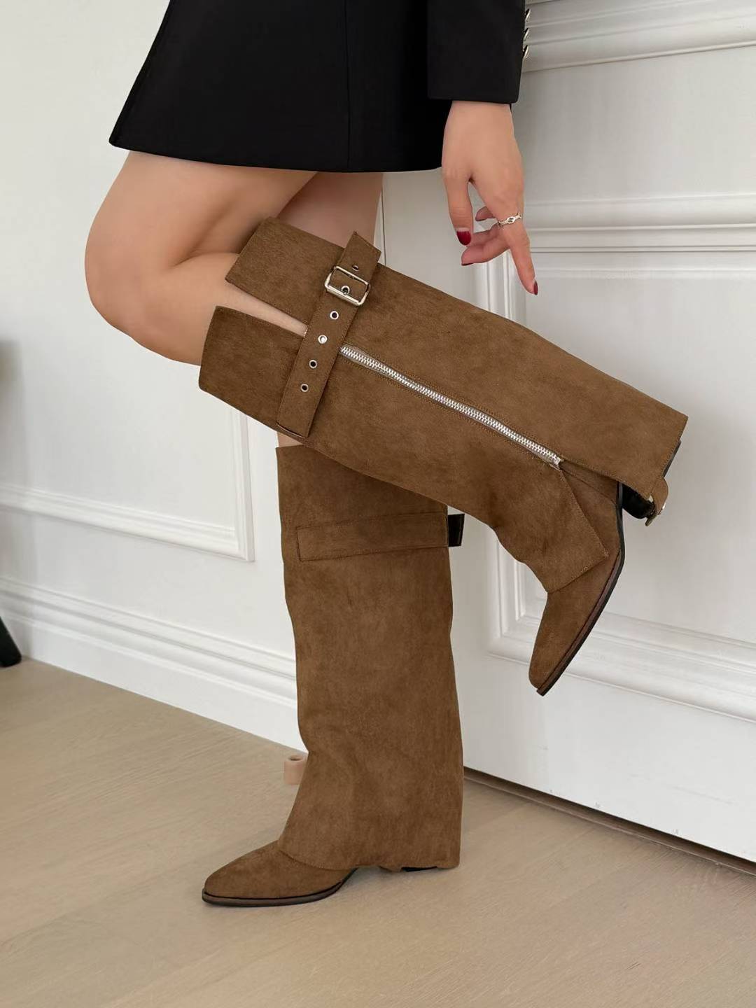 [ 🆕 抵著款!! 一對兩著~ 牛仔長短 boot ]  Two-way Cowboy Boots - 3 colours