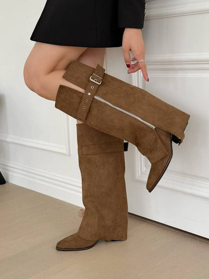 [ 🆕 抵著款!! 一對兩著~ 牛仔長短 boot ]  Two-way Cowboy Boots - 3 colours