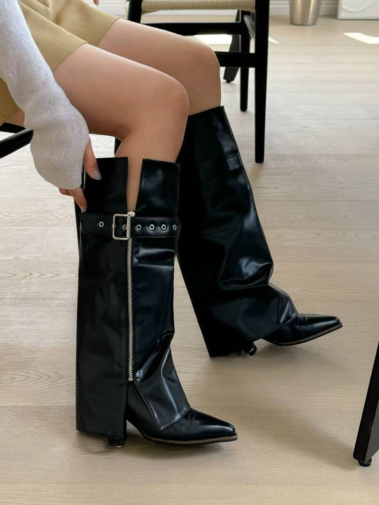 [ 🆕 抵著款!! 一對兩著~ 牛仔長短 boot ]  Two-way Cowboy Boots - 3 colours