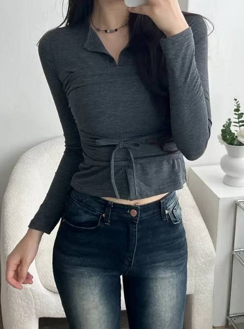 [ 🆕 一件多著~ 親膚毛感]  Two-way Tie Tube Top + Cardigan - 3 colours