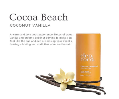 [ Vanilla Coconut ] Charcoal Deodorant
