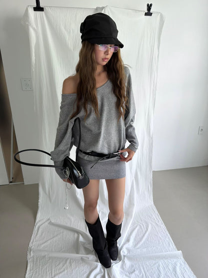 🆕 Asymmetric Knit Dress - 3 colours